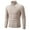 Beige, variant on Men's Solid Color Turtleneck Sweater for Casual Fashion, Textured Pullover Base Layer Knitted Top for Warmth and Style,Black 3XL
