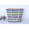 thumbnail image 5 of 3 piezas de bolsos de lona para mujer, bolsos de playa, bolsos grandes, 5 of 5