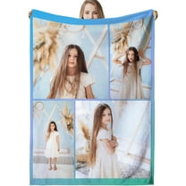 Personalised Blanket,Custom Blanket,Personalised Photo Blanket,Customised Photo Blanket Personalised for Adults,Picture Blanket Personalised Gifts for Mum,Dad,Boyfriend,Girlfriend