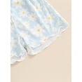 thumbnail image 7 of Suealasg Toddler Girls Clothes 6M 1T 2T 3T 4T Short Sleeve Daisy Print T-Shirt Tops + Elastic Waist Shorts Set 2Pcs Causal Summer Outfits for Baby Girls, 7 of 7