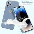 thumbnail image 2 of for iPhone 14 Pro Max Case Cute Slim Shockproof Phone Case with Wireless Charging Support and Protection, Blue Grey, 2 of 15
