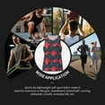 thumbnail image 7 of Gukieu Rose Flowers Print Men's Quick Dry Fitness Vest, Round Neck Sleeveless Fitness Bodybuilding Top-X-Large, 7 of 7