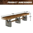 thumbnail image 3 of 12 ft. Clayborne Shuffleboard Table, Includes Accessories by Barrington Billiards, 3 of 11