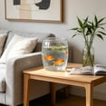 thumbnail image 6 of Plastic Fish Tank for Desktop, Clear Mini Aquarium with Hydroponics Basket for Living Room, Bedroom, Tabletop Ornament, Topliu, 6 of 6