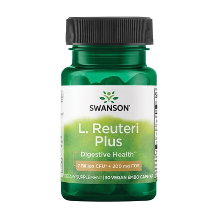Swanson Digestive Formula Probiotic with Lactobacillus Reuteri, 30 Vegetable Capsules