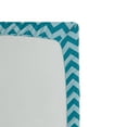 thumbnail image 2 of Ambesonne Chevron Fitted Sheet, Sea Colored Zigzags, Queen Size, Teal Pale Blue, 2 of 2