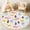 Color 1, variant on Washable Non Slip 6ft Round Rug, golden pheasants birds flowers Japanese textile embroidery Circle Area Rugs with Tassels Carpet for Nursery Bedroom Living Room Playroom Tent Rug