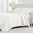 thumbnail image 7 of Greenland Home Textured Fashion Finely Stitched Bedding Set, Vineyard White, 3-Piece Full/Queen, 7 of 7