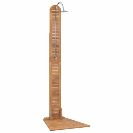 

WONISOLI Garden Shower Solid Teak 27.6 x29.5 x80.3