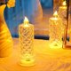 thumbnail image 4 of Luces de Vela LED, Proyección de de Rosas, Luces de Vela Sin Llama Simuladas, Decoración de Fiesta de Boda de Cumpleaños Familiar, 4 of 5