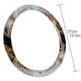 thumbnail image 4 of Marble 14.5 Inch Printing PVC Leather Steering Wheel Covers Car Wheel Covers Auto Accessories, 4 of 6