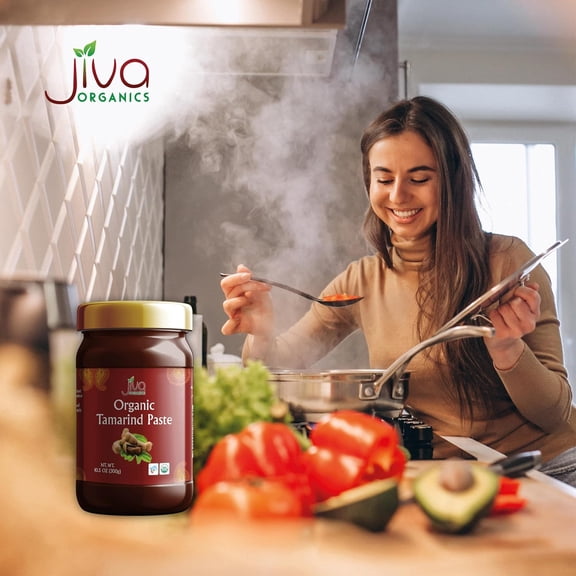 Jiva Organics Tamarind Concentrate Imli Paste Puree Non-GMO Gluten Free 10.5 Oz