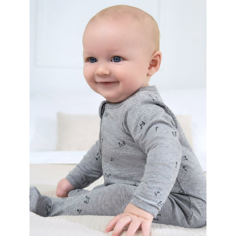 Gerber Baby Boy Sleep N Play Footed Cotton Pajamas 2 Pack Sizes Newborn 3 6 Months