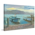 thumbnail image 2 of "Morning Dockside" Painting Print on Wrapped Canvas, 2 of 7