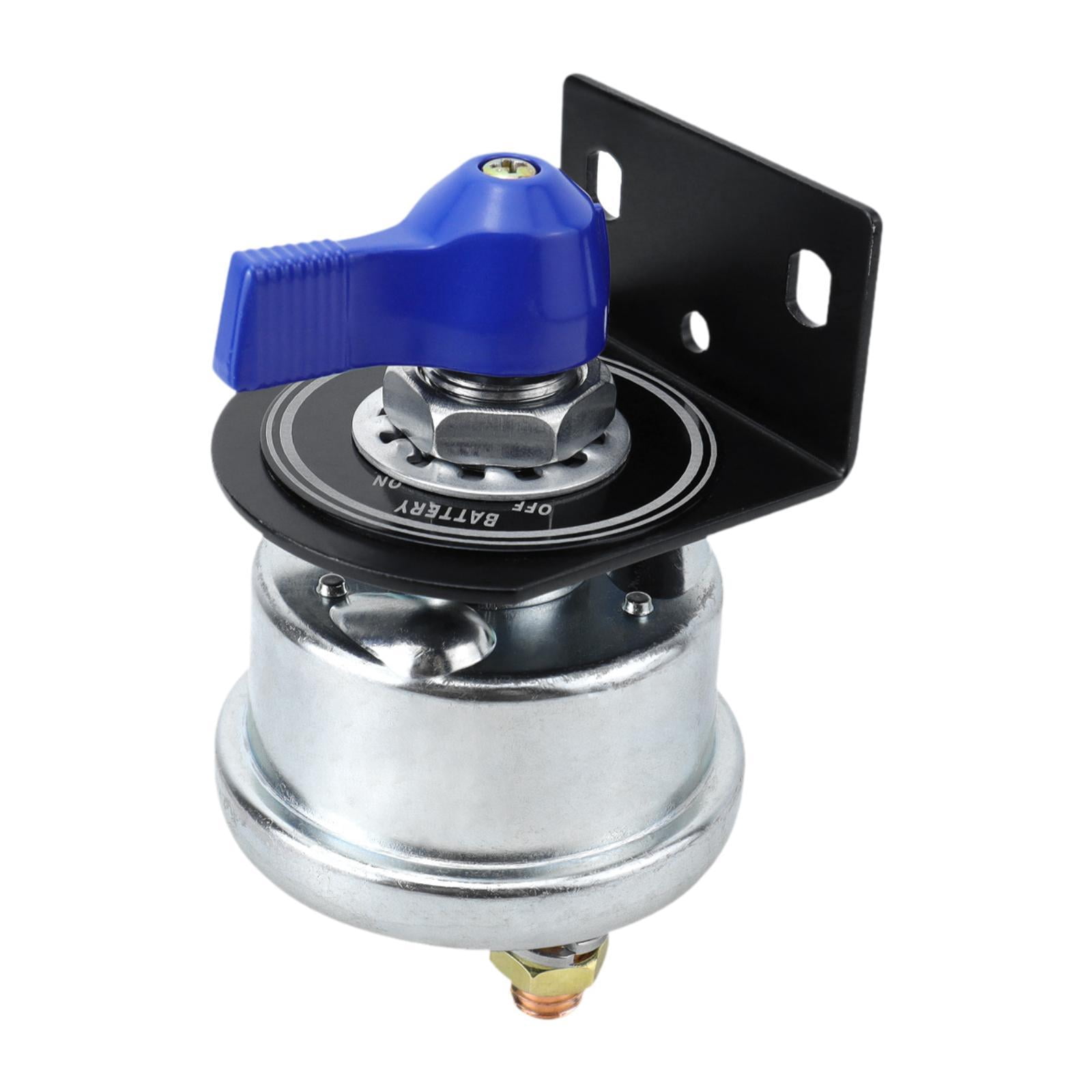 Wzmzjy Battery Disconnect Switch 12-48V High Performance Premium Battery Cut Off Switch Blue