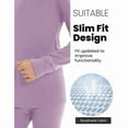 thumbnail image 3 of Kids 100% Merino Wool Base Layer Set Midweight Unisex Thermal Underwear Sets for Girls and Boys, 3 of 7