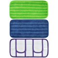 thumbnail image 1 of 4 almohadillas reutilizables para fregona, recambios de 12 pulgadas, almohadillas de repuesto para fregona para limpieza de suelos de madera y multisuperficie., 1 of 5