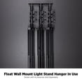 thumbnail image 7 of Westcott Float Wall Mount Light Stand Hanger by Lindsay Adler, Black, 7 of 7