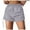 Gray, variant on ZQUUVOU Women's Color Drawstring Shorts Strainer The Middle Temperament Cargo Shorts Black