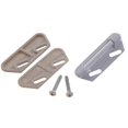 thumbnail image 1 of Carded Screen & Storm Door Strike Plate, Silver, 1 of 1