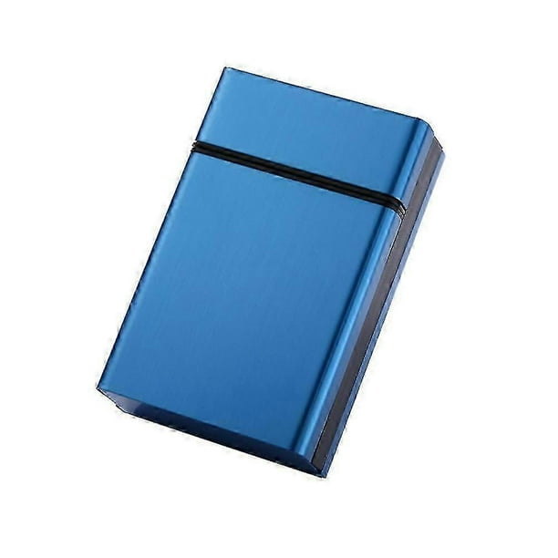 Cigarette Case 20 Sticks Protective Shell Aluminum Alloy Cigarette Case Metal Cigarette Storage Box