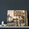 thumbnail image 3 of Xecao Rustic French Signpost for Waterproof Framed Canvas Art - Modern Home Decor with Real Wood Frame for Gifting and Interior Design,Horizontal, 3 of 6