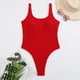 thumbnail image 3 of WILLBEST Trajes de Baño de Natación Para Mujer Trajes de Baño de Cintura Alta Para Mujer Traje de Baño Cruzado Con Lazo En La Espalda Traje de Baño Monokini Traje de Baño de 1 Pieza, 3 of 5
