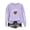Purple Sweatshirts, variant on Qgtaibl Long Sleeve Fleece Sweatshirts for Women Heart Football Print Game Day Pullover Tops Fall Casual Football Season Shirt Khaki S