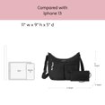 thumbnail image 4 of Baggallini Everywhere Bagg - Hobo Crossbody Bag for Women with RFID Wristlet – Water-resistant Travel Bag, 4 of 5