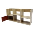 thumbnail image 1 of Multi-layer Organization Storage Rack For Home Use Displaying Cosmetics And Stationery In 62X30X19CM Beige 1Pcs, 1 of 4