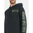 thumbnail image 4 of Wicked Men's and Big Men's Front Back Glinda Graphic Hoodie with Long Sleeves, Sizes S-3XL, 4 of 5