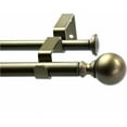 thumbnail image 2 of SAYFUT Round Ball Adjustable Double Drapery Curtain Rod Set 28''-48''/48''-84''/84''-120'', 2 of 3
