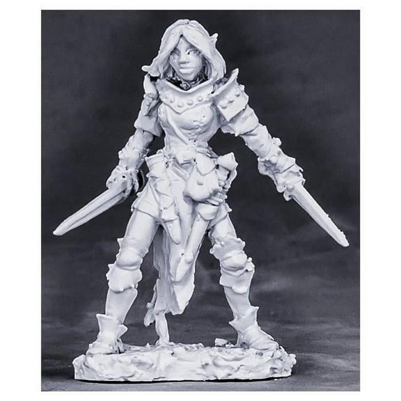 Reaper Miniatures Shardis, Elf Rogue  #03862 Dark Heaven Unpainted Metal Mini