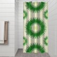 thumbnail image 2 of Green Tie Dye Sunburst Pattern Shower Curtain 36"x72" ,Bathroom Decorative Shower Curtains Set with 12 Hooks,Modern Waterproof Washable Shower Curtain, 2 of 6