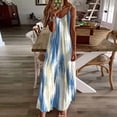 thumbnail image 2 of Erwazi Women's Summer Floral Print Maxi Dresses Sleeveless Spaghetti Strap V Neck Casual Dress, 2 of 5