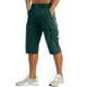 thumbnail image 1 of Pantalones cortos ligeros 7/8 para caminar para hombre - Pantalones de pesca de secado rápido con bolsillo para cinturón, 1 of 7