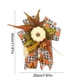 thumbnail image 2 of AYktou Fall Artificial Pumpkin Hanging Ornaments, Thanksgiving Sunflower Pinecone Wall Hanging Christmas Halloween Bow Wreath Ornaments for Door Fireplace Courtyard Display Indoor Outdoor Decor, 2 of 6