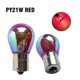 thumbnail image 1 of 2pcs Car Tail Lamp Stop Light S25 PY21W 50DCA BAU15S Silver / Chrome Amber red Glass 12V 21W 1156 BAY15D P21/5W Indicator Bulb, 1 of 5