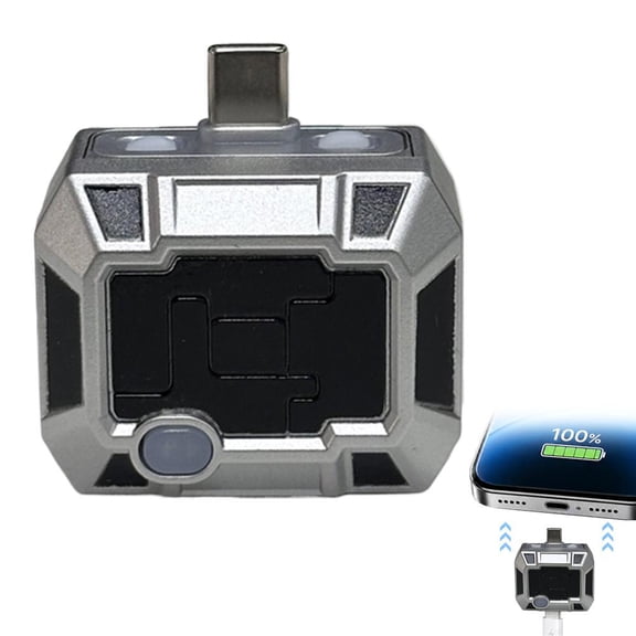 OADUKQ Type-C Charger Auto Disconnect, ABS Smart Charging Separator, Overnight Charging Protection and Battery, Silver