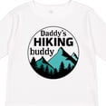 thumbnail image 4 of Inktastic Daddy's Hiking Buddy with Mountains and Trees Boys or Girls Long Sleeve Toddler T-Shirt, 4 of 5