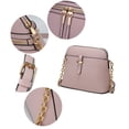thumbnail image 4 of MKF Collection Kelisse Vegan Leather Women's Crossbody Bag, Sleek Crossover Purse Pouch Handbag by Mia K - Navy, 4 of 9