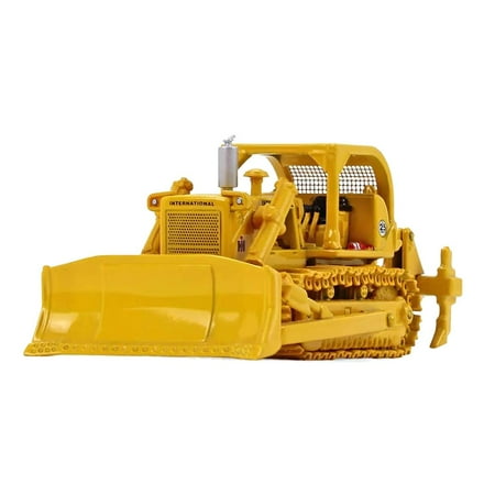 International Harvester TD-25 Crawler & ROPS Tractor with Ripper Yellow 1/87 Diecast Model by First Gear