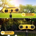 thumbnail image 3 of ARCADORA Solar Powered Motion Sensor Alarm 4 Working Modes 13 Sound Options 129dB Red Blue Flash Light For Farm Barn Orchard Warehouse, 3 of 10