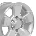 thumbnail image 5 of OE Wheels TY09 17 Inch Rim Fits 4Runner Style 6x139.7 17x7.5 Gloss Silver Machined - Hollander 69429 (1), 5 of 5