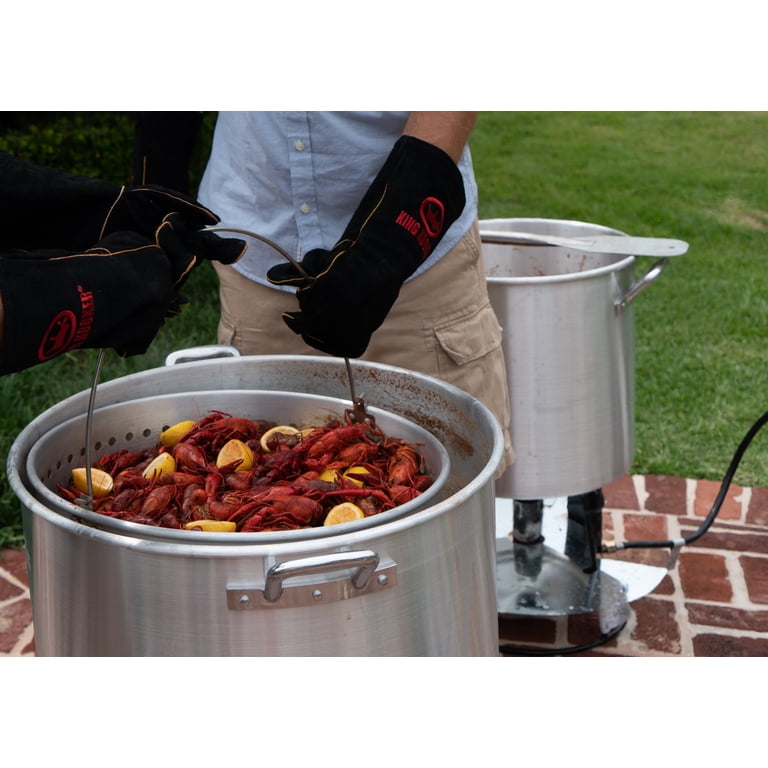 King Kooker Portable Stove Burner 90 Qt Aluminum Seafood Boiling