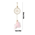 thumbnail image 2 of Hwkond Christmas Ornaments Christmas Hanging Plush Pendant Feather Pendant Five Pointed Star Wall Hanging Dreamcatcher Christmas Decorations, 2 of 5