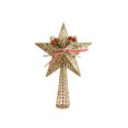 thumbnail image 2 of Xihbxyly Ventas Hoy Liquidación Mujeres Adorno Navideño En Forma de Estrella Hueca para La Parte Superior Del Árbol de Navidad, Decoración Navideña, Adorno Navideño En Forma de Estrella Hueca Irrompi, 2 of 6