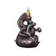 thumbnail image 1 of Quemador de cascada de incienso Soporte de incienso de cerámica con diseño de dragón hecho a mano para decoración de oficina en casa, meditación de yoga. Afortunado Sencillez, 1 of 5