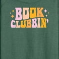 thumbnail image 3 of Instant Message - Book Clubbin - Women's Lightweight French Terry Long Sleeve Shirt, 3 of 6