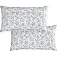 thumbnail image 4 of Elegant Comfort Luxury 1500 Series Soft Bed Sheets Paisley Pattern - Wrinkle & Fade Resistant, 6-Piece Set, King, Paisley Indigo, 4 of 4